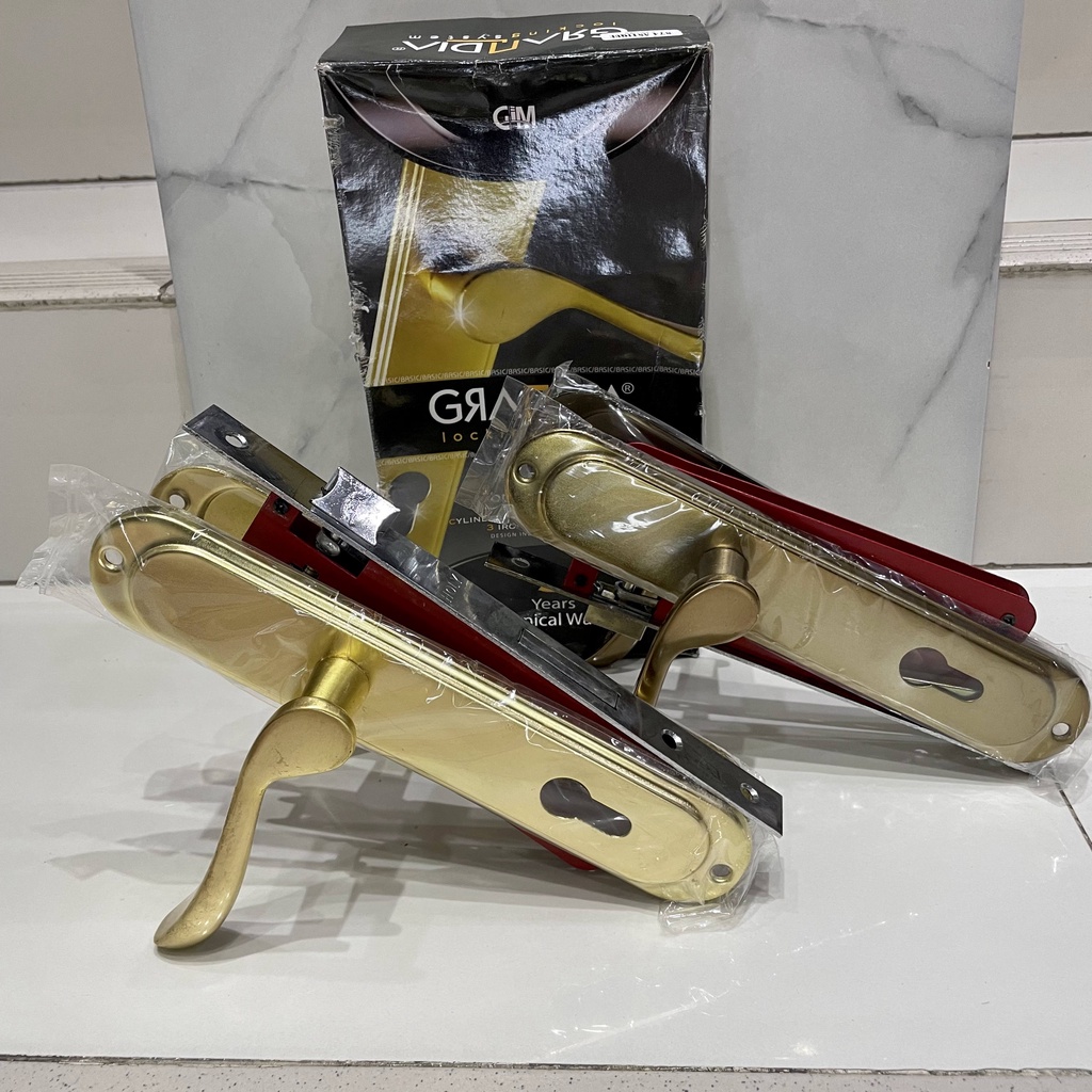KUNCI PINTU RUMAH BESAR GRANDIA KOMPLIT - KUNCI PINTU GRANDIA BESAR - DOOR HANDLE