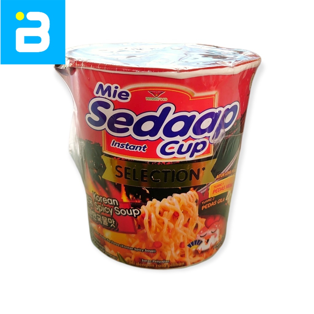 

Mie Sedaap Cup Selection Rasa Korean Spicy Soup 75 G