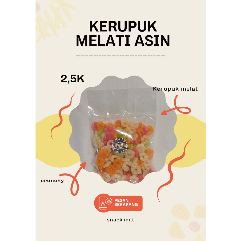 

Snack'Mat - Kerupuk Melati Asin