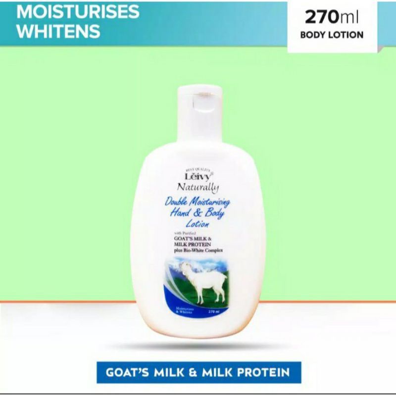 Afnansa Leivy Hand & Body Lotion Goat milk  Lotion LEIVY 270ml