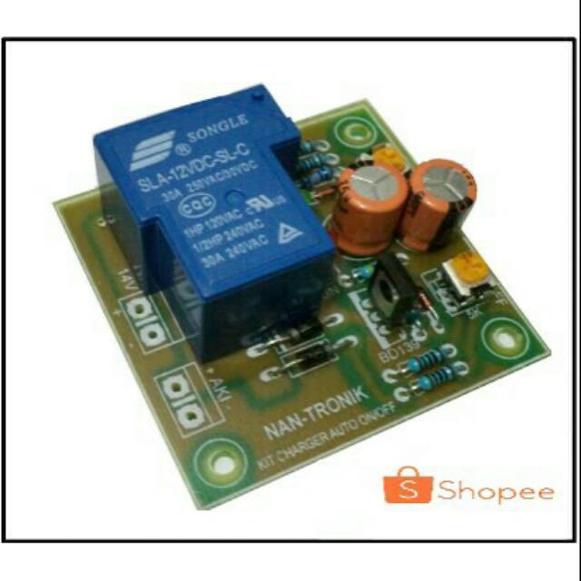 Kit Smart Charger Accu 12V- Cas Aki 12V - Auto On Off