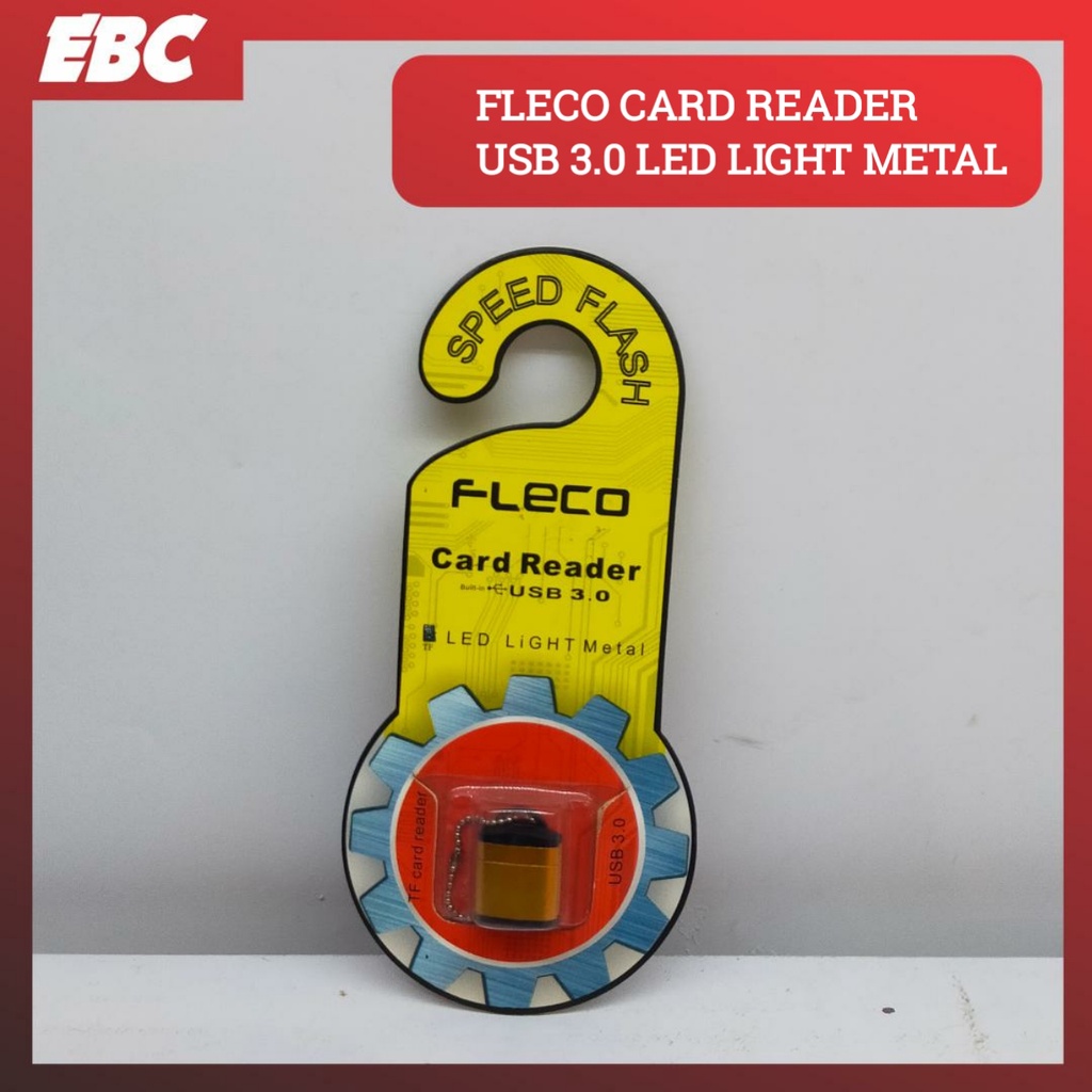 Fleco Card Reader Usb 3.0 Led Light Metal