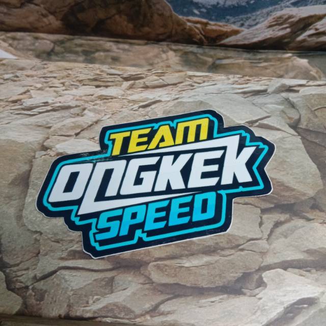 Sticker printing Team Ongkek Speed