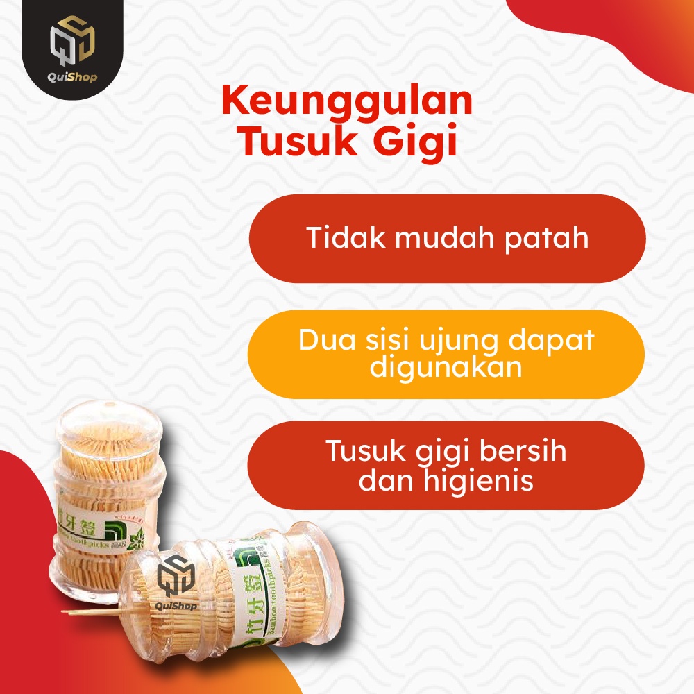 Tusuk Gigi Bambu Toothpick Wholesale Grosir Restaurant Hotel Peralatan Makan Termurah Berkualitas Premium