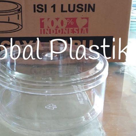 ➷ 12pcs Toples Kue Kering Nastar Bulat Plastik Mika Christian Gaya Baru 250gr 1/4kg ♣