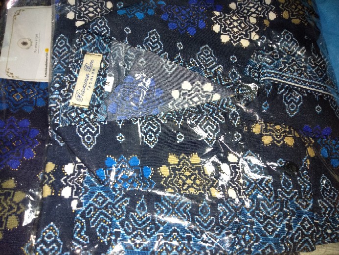 [ Couple ] Set Batwing Batik Sarimbit / Batik Couple Batwing