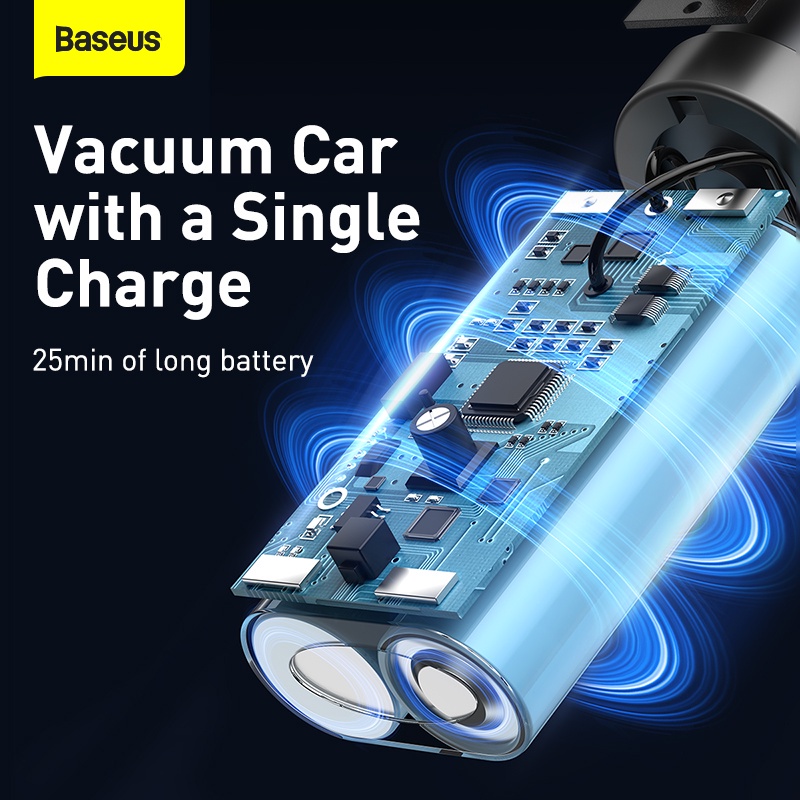 Baseus A1 Vacuum Cleaner Portable Penyedot Penghisap Debu Mobil Rumah