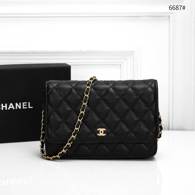 CHANEL WOC GHW CAVIAR WITH BOX 6687