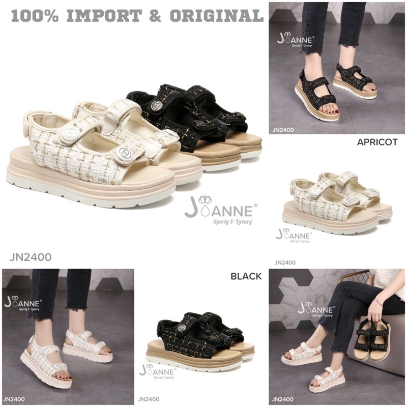 RESTOCK!! [ORIGINAL] JOANNE Wedges Sepatu Gunung Sandal Wanita #JN2400