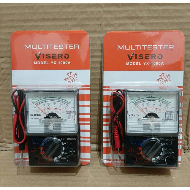 MULTITESTER YX1000A MINI / Multitester Multimeter TERMURAH VISERO YX - 1000A + BATERAI