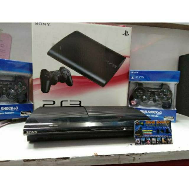 PS3 PLAYSTATION 3 SUPER SLIM HDD 500GB SEGEL VOID SONY FULL GAME