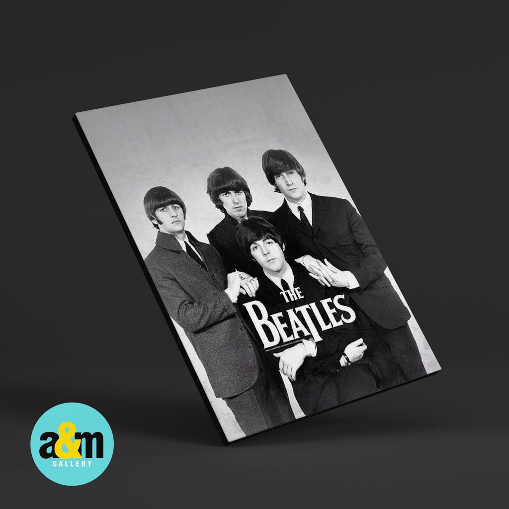 Hiasan Dinding Kamar Gambar THE BEATLES (A4) Pajangan Dinding Kamar Wall Decor THE BEATLES - A&amp;M