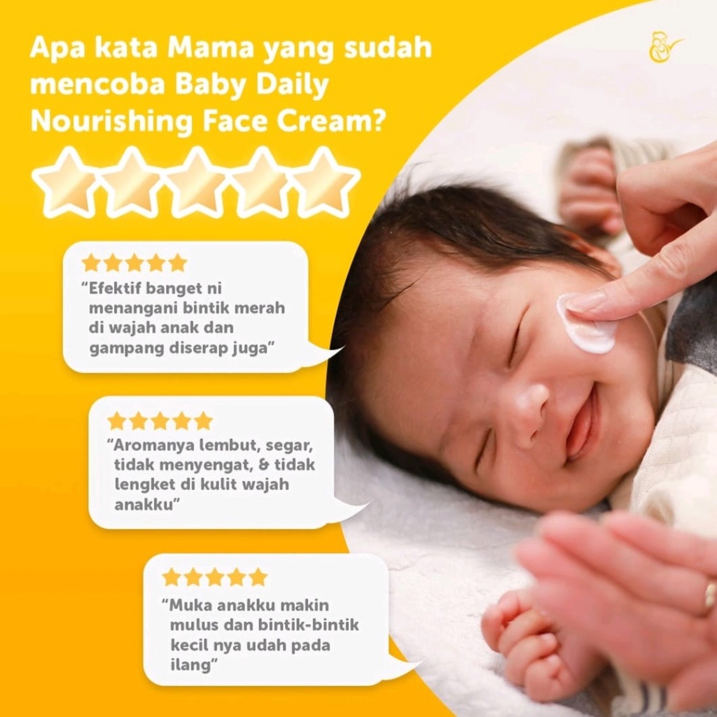 BABY CREAM / MAMA'S CHOICE BABY DAILY NOURISHING FACE CREAM / KRIM WAJAH BAYI