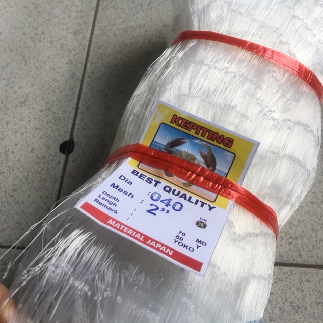 Jaring ikan / senar tasi 2 x 040 kepiting