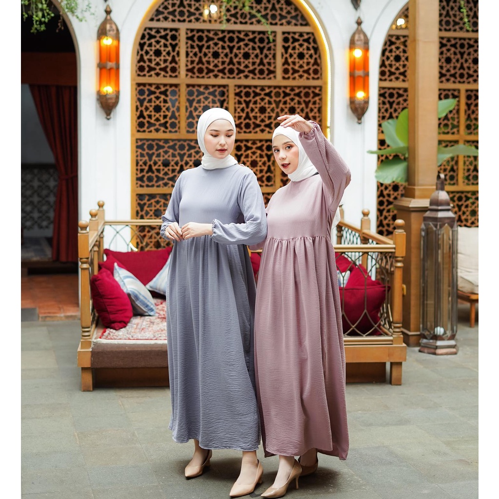 AMANI DRESS - DRESS MUSLIM - EID SERIES - PAKAIAN WANITA