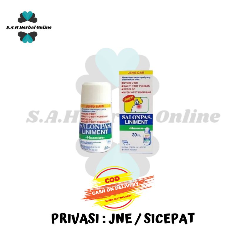 Salonpas Liniment Cair 30ml 50ml