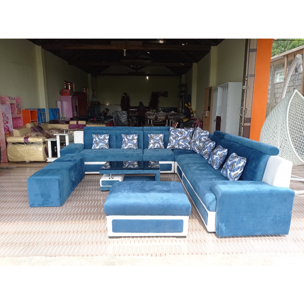 Sofa Sudut Full Beranak/ SOFA TERMURAH/Sofa Minimalis