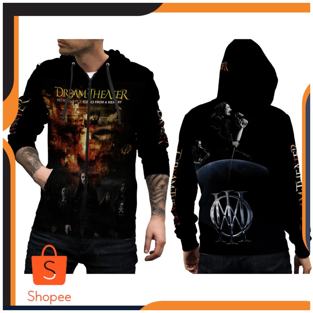 BEST SELLER - Jaket Hoodie Zipper Dream Theater 01  Pullover Pria Wanita Termurah
