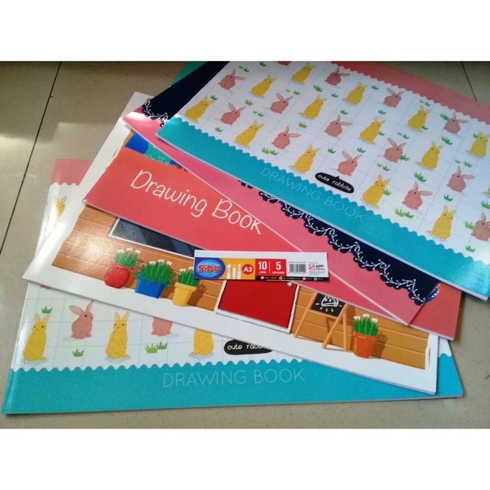 

Sketsagambar- Sidu Buku Gambar 120Gsm Drawing Book A3 - Sidu -Buku-Gambar-Sketsa.