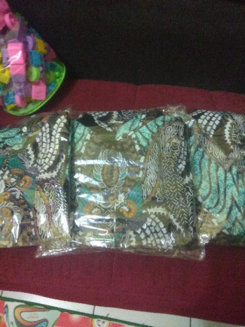 Batik Couple Keluarga Sania Ruffle Ori Ndoro Jowi Dnt Motif Madu Termurah Di Shopee