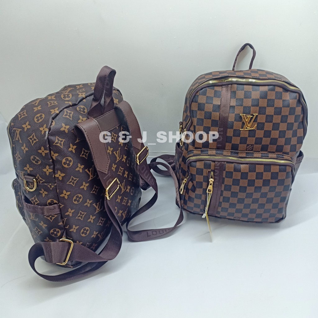 Rangsel LV / Tas Rangsel Wanita Full Hembos/Rangsel list depan lisban