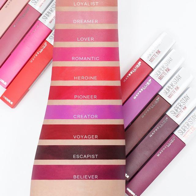 Maybelline Superstay Matte Ink Lip Cream Transferproof | Spiced Red Blushed Birthday Edition Ready