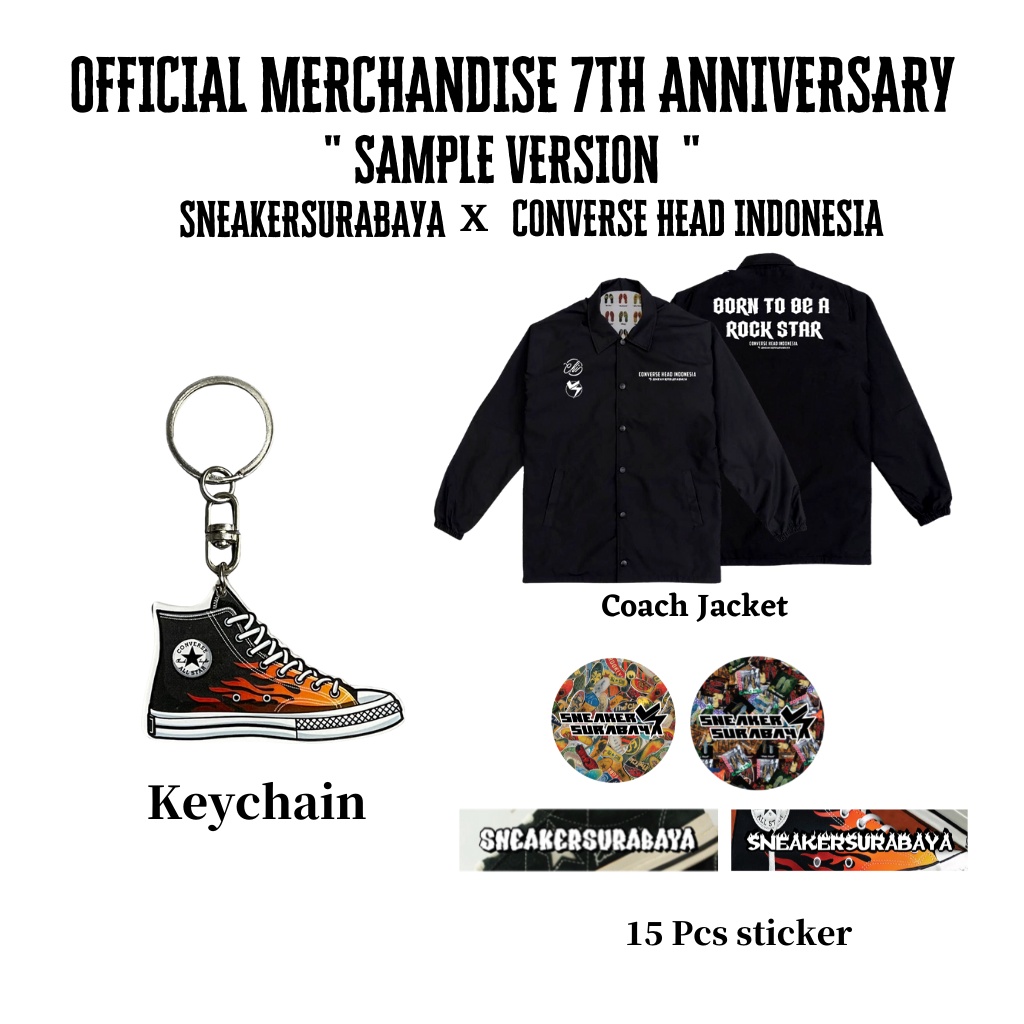 COACH JACKET SNEAKERSURABAYA x CONVERSE HEAD INDONESIA (SAMPLE VERSION)