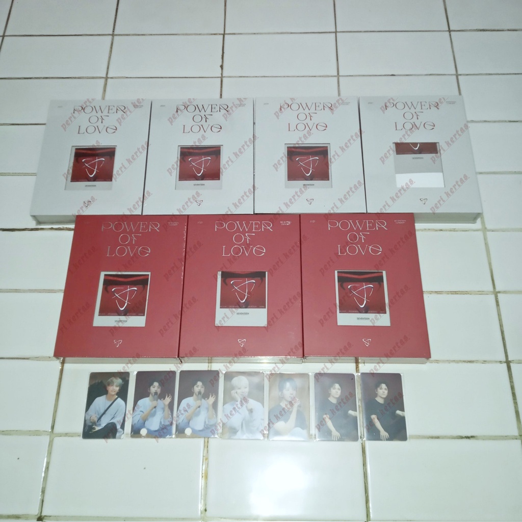 [BOOKED] DVD DIGITAL CODE SEVENTEEN POWER OF LOVE SET DC