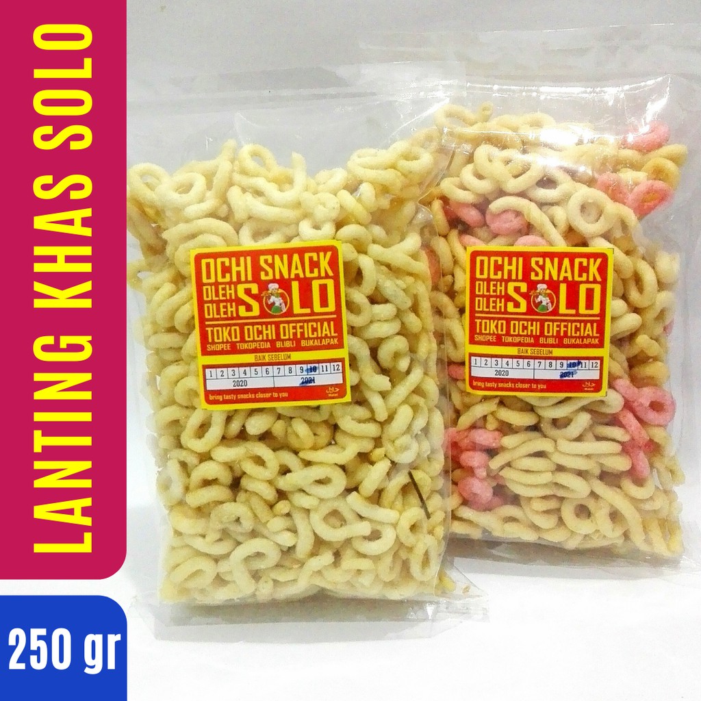 

LANTING KHAS SOLO 250 GR OCHI SNACK – RENYAH & GURIH