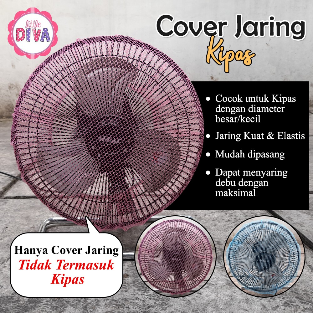 Pelindung Kipas Angin SARUNG KIPAS - Fan Cover Jaring Kipas Angin bungkus pembungkus penutup