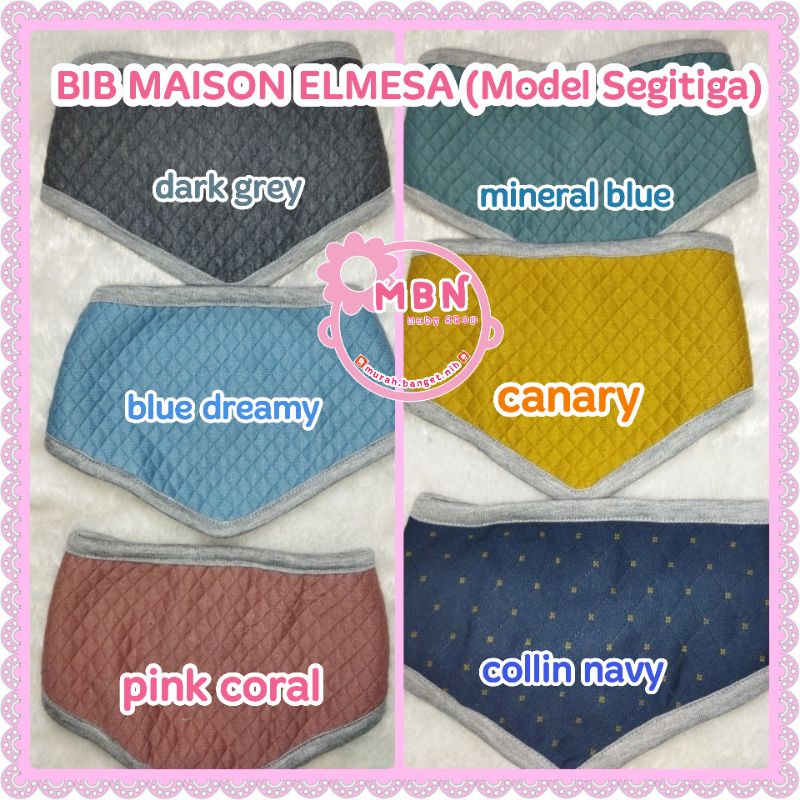 Maison Elmesa Bib Slabber Tatakan Iler Slabber Bulat