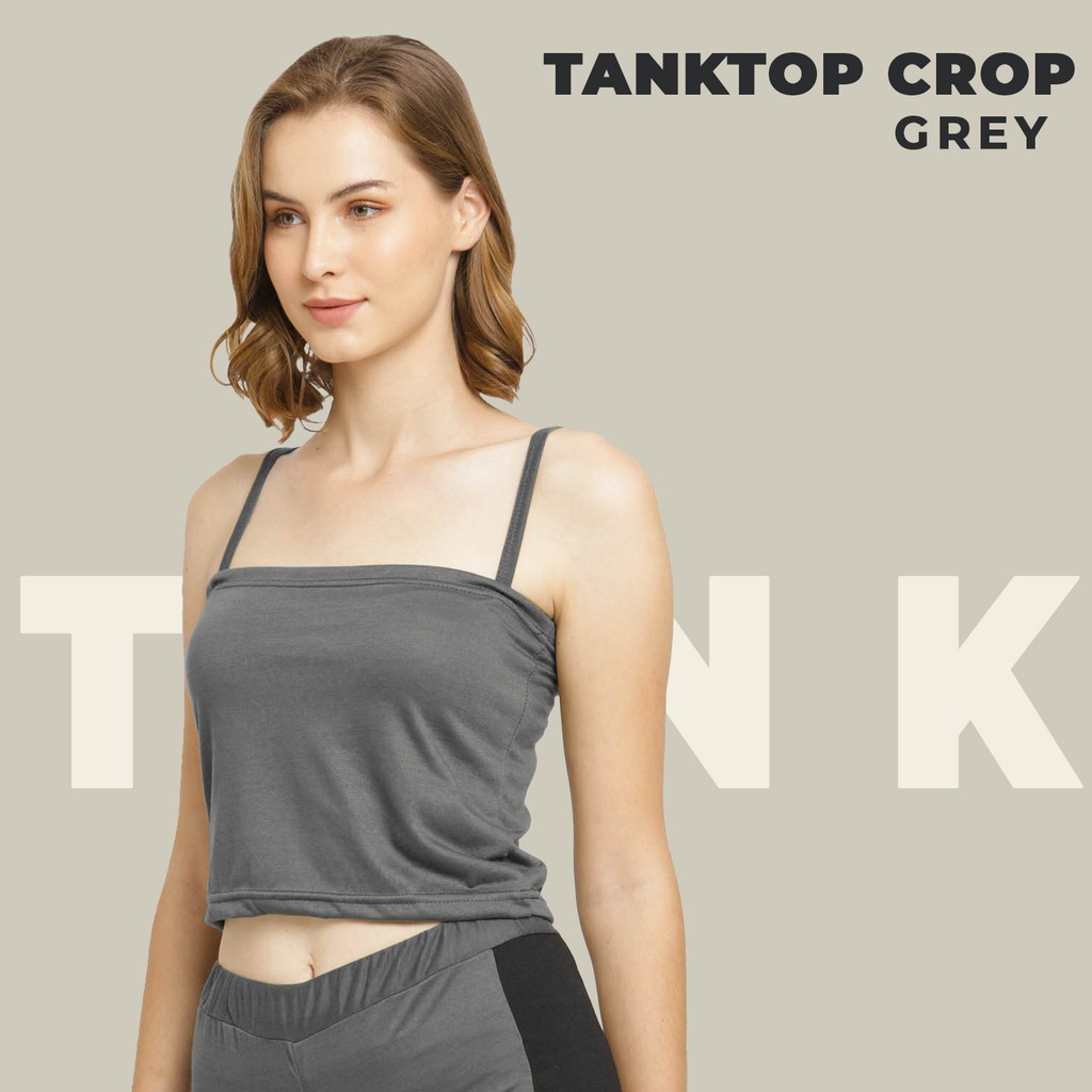 Tanktop NH08 / Tanktop Tali Polos NH08/tanktop crop wanita - YELONIX