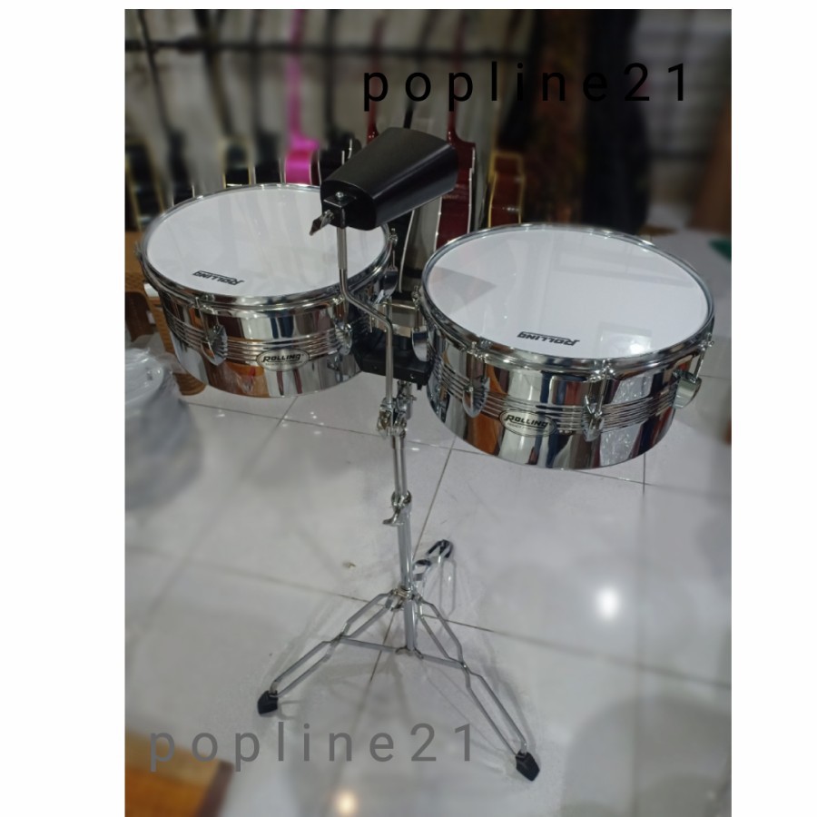 Timbales ROLLING 13&quot; &amp; 14&quot; / Timbalis Rolling JBTBS1413