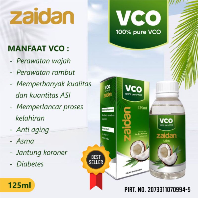 

VCO ZAIDAN 125ML