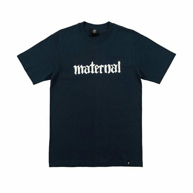 Maternal disaster Tshirt crack navy