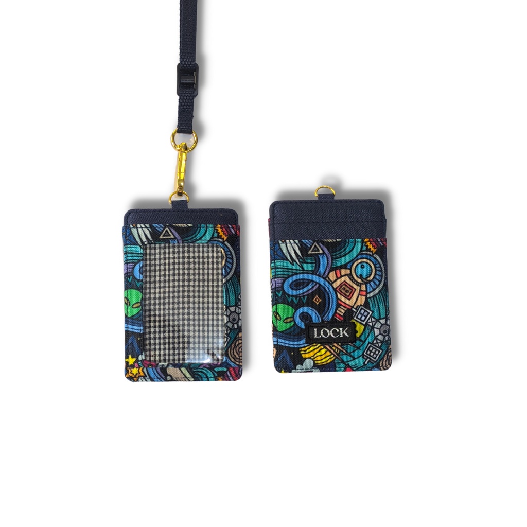 

Gantungan ID Card Kantor Kasual Anti Air Kalung Name Tag Holder Lanyard Pria Wanita LSD10