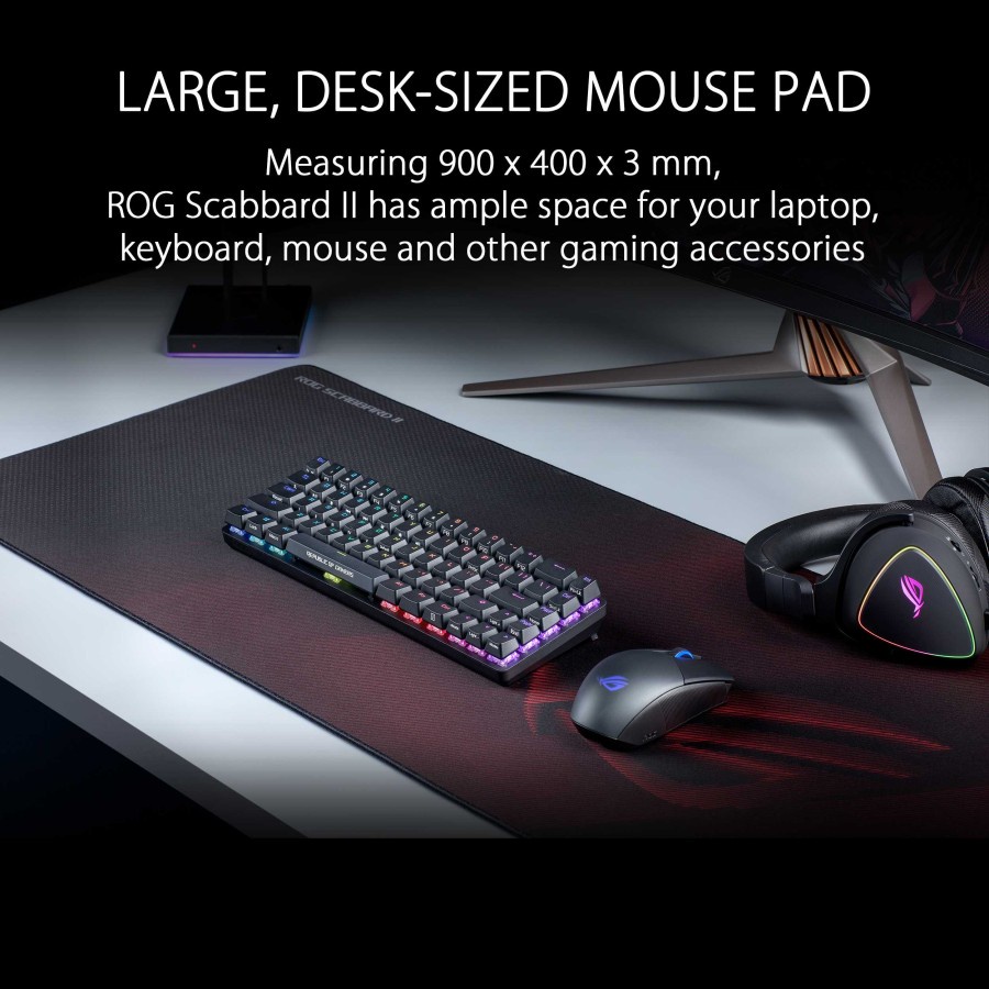 Mousepad ASUS ROG Scabbard II NC08 Extended Gaming Mouse Pad