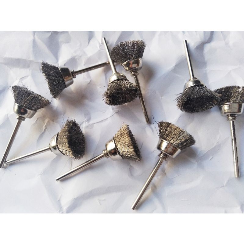 Mata Bor Sikat Kawat Mangkok Baja/Mata Tuner Sikat Kawat Mangkok Kasar