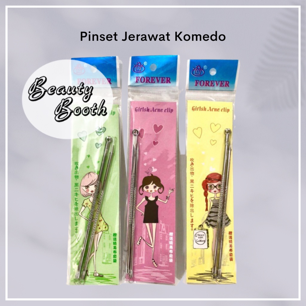 Pinset Jerawat Komedo || Alat Pencet Jerawat Komedo (isi 2 pcs) // girlsh acne clip