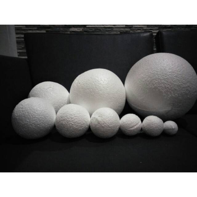 Diameter 5cm - 15cm Bola Gabus Styrofoam Ball