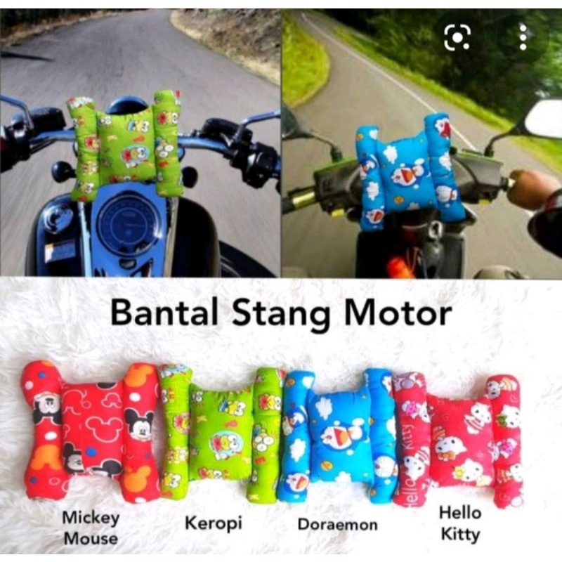 Bantal stang motor anak.