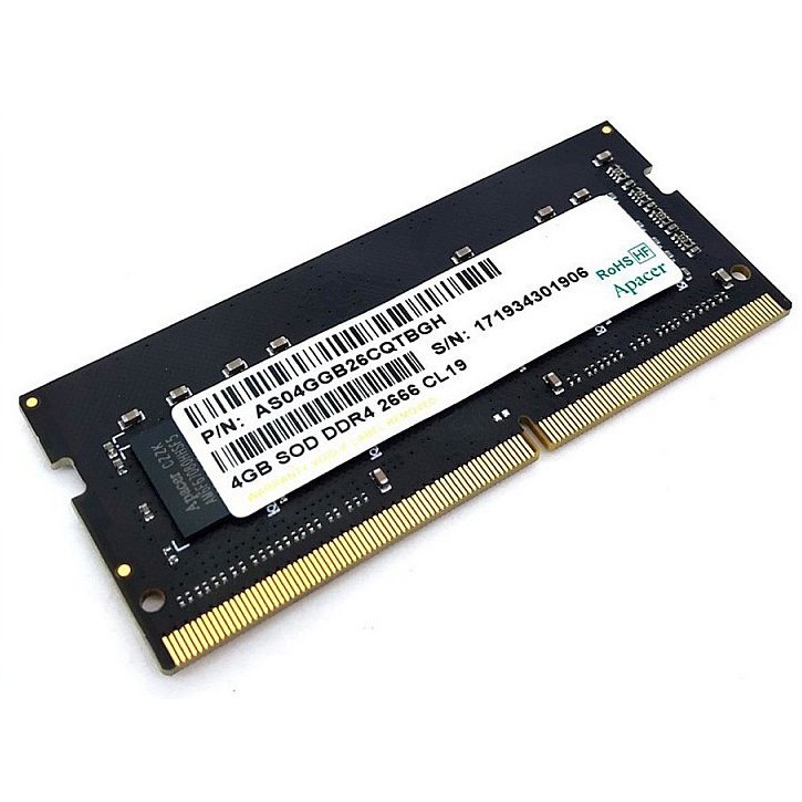 Memory APACER DDR4 4GB 2666MHZ SODIMM | RAM Notebook APACER DDR4 4GB VALUE