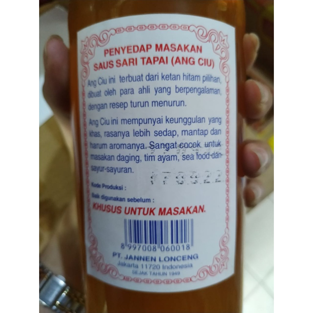 ANGCIU LONCENG / SAUS SARI TAPAI 600 ML