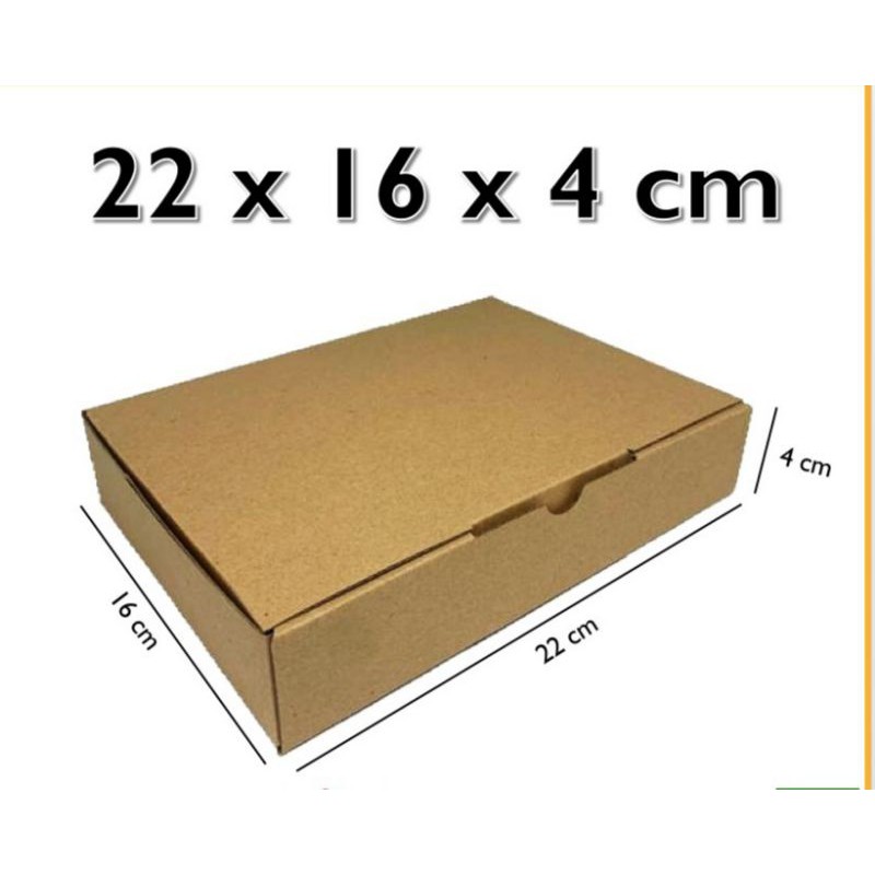 

22x16x4 Kardus Box Baru Die Cut