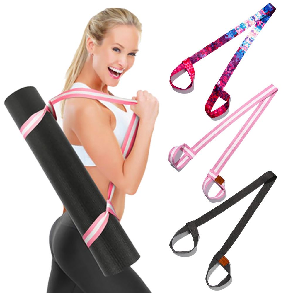 Mayshow Tali Strap Elastis Adjustable Warna-Warni Untuk Membawa Matras Yoga-4