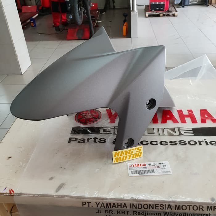 SPAKBOR DEPAN NMAX, N-MAX ABU ABU 2017 ASLI YAMAHA no