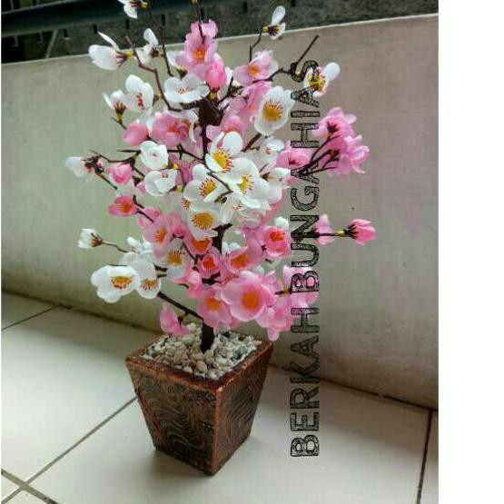 

♠ Bunga hias plastik sakura / bunga sakura /sakura murah ○