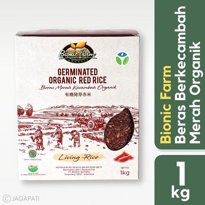 

Bionic Farm - Beras Berkecembah Merah - Beras Organik 1kg