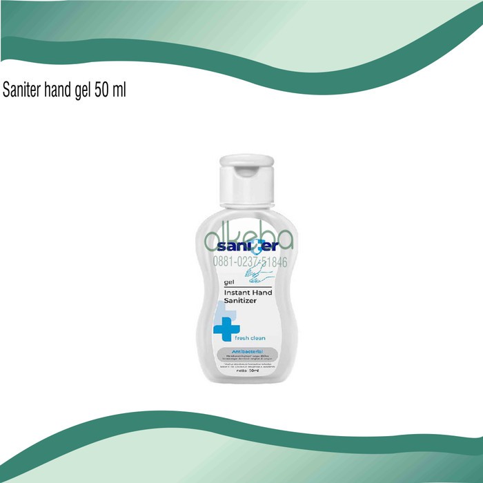 Saniter Hand Sanitizer Gel 50ml Handsanitizer antiseptic 50 ml