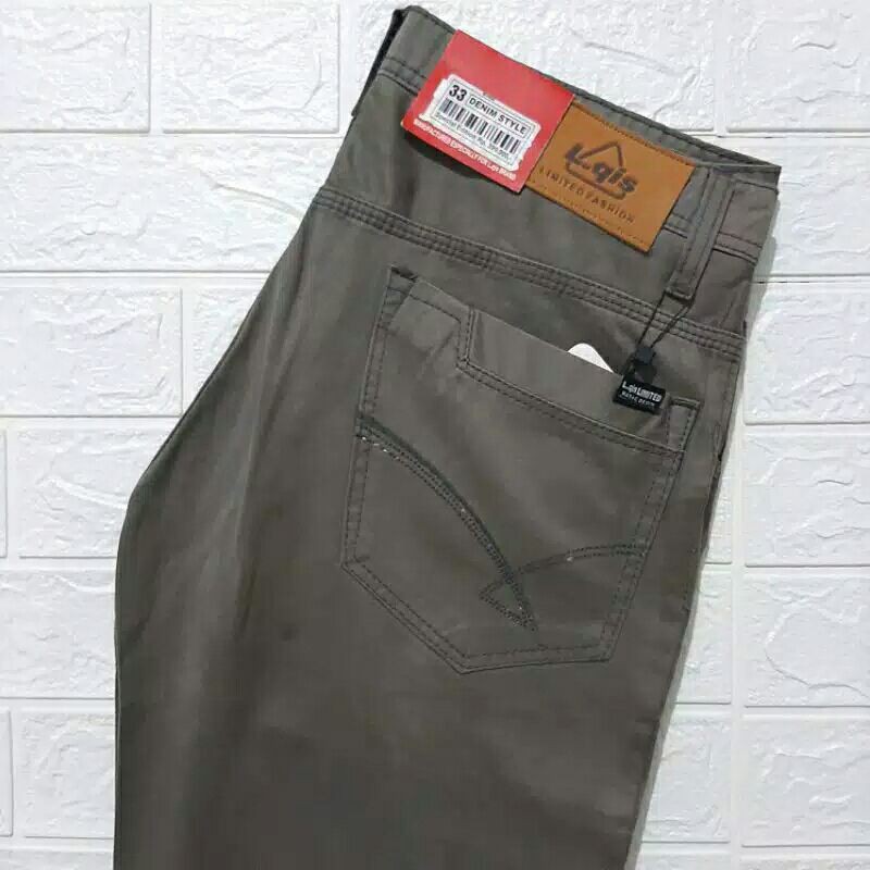 CELANA PANJANG KANVAS SULVUR PRIA/KANVAS MINYAK/KATUN/STANDART/SLIMFIT